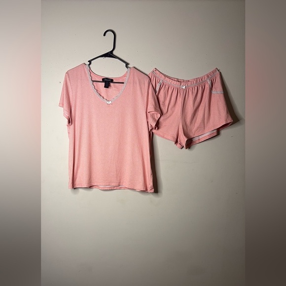 Rene Rofe Pink Women's Pajama Set - Picture 1 of 16